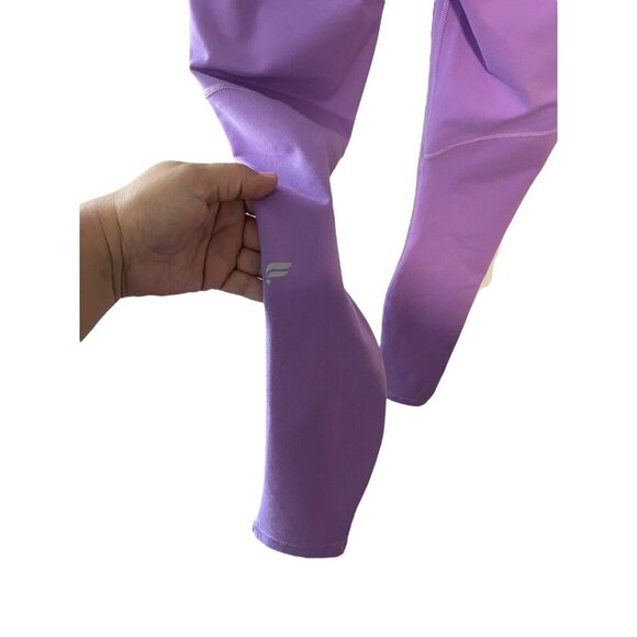 Fabletics On-The-Go PowerHold High-Waisted Pocket Leggings Ultraviolet Mesh XL - Picture 8 of 10